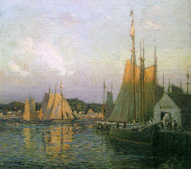 Wilson Irvine Evening in the Harbor